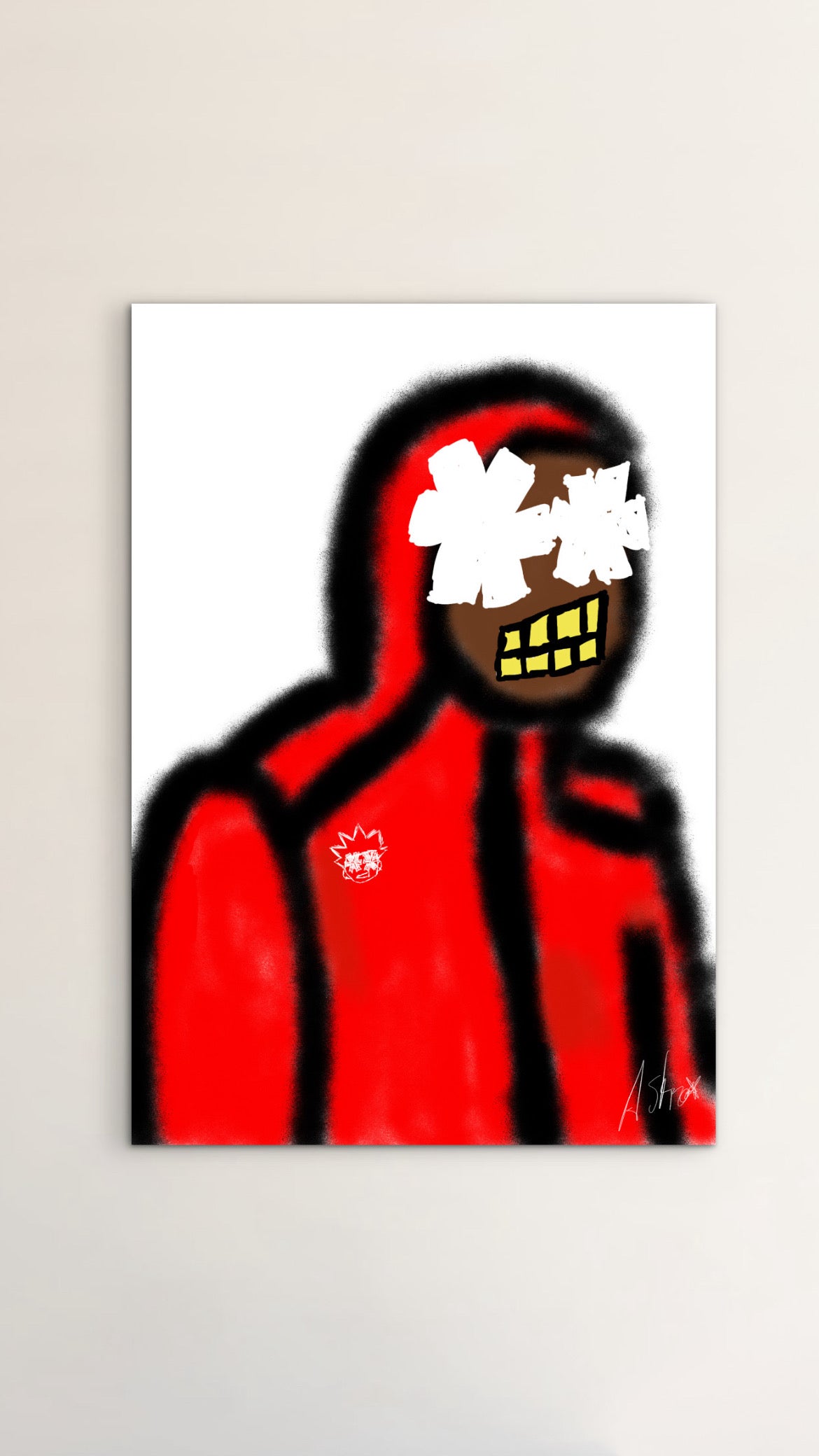 GRIZZY**- Toile 60x90cm