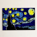 NUIT D'ASTRO**- Toile 100x75cm