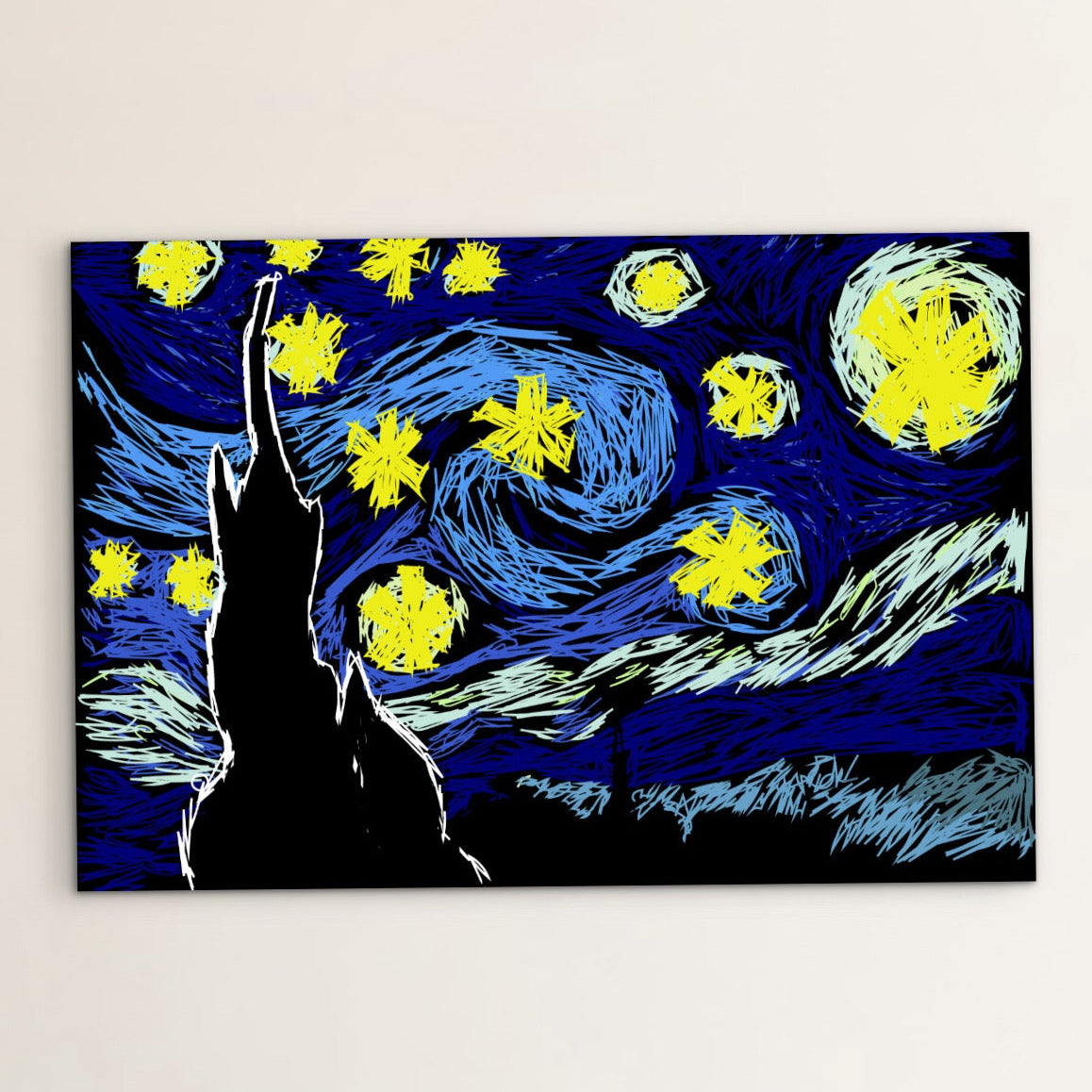 NUIT D'ASTRO**- Toile 100x75cm