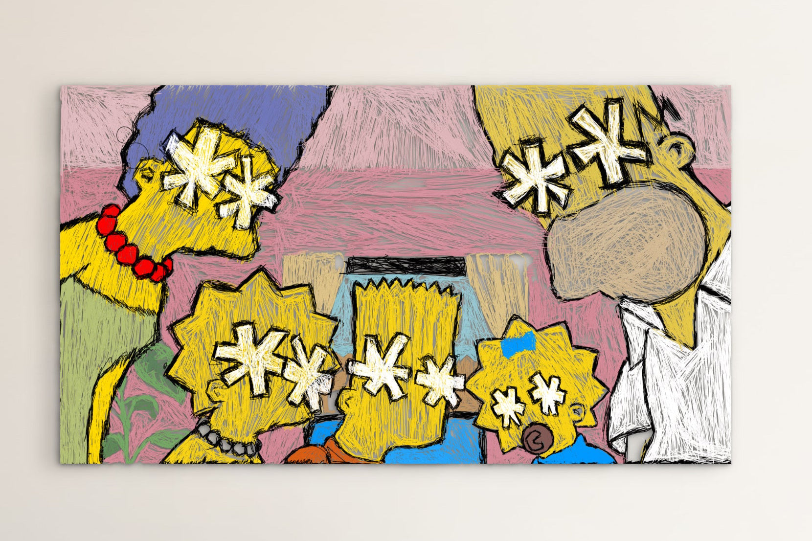 THE SIMPZZON** Toile- 90x60cm