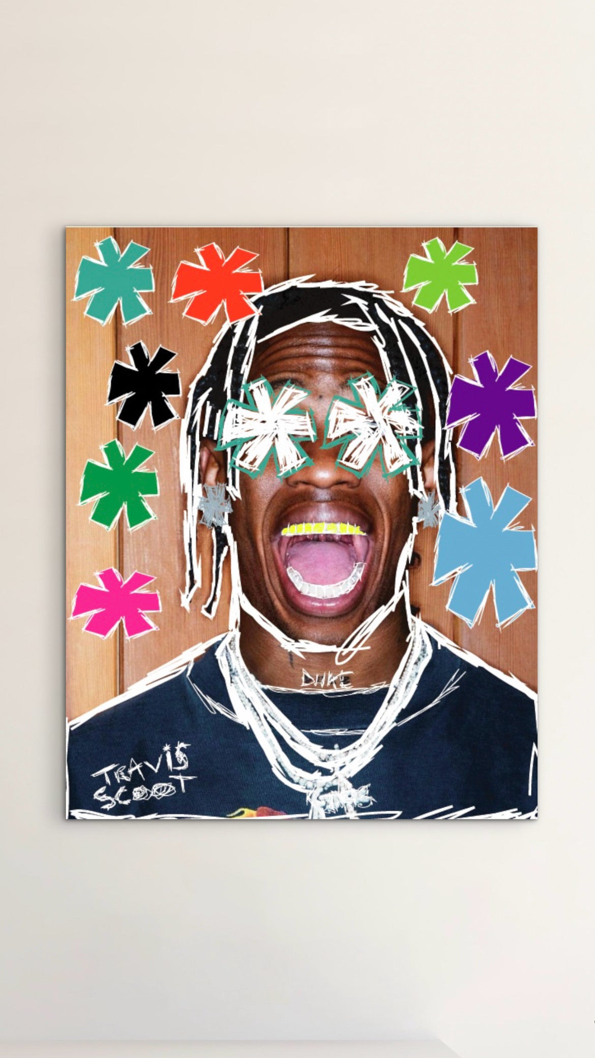 UTOPYA**-Toile 50x70cm